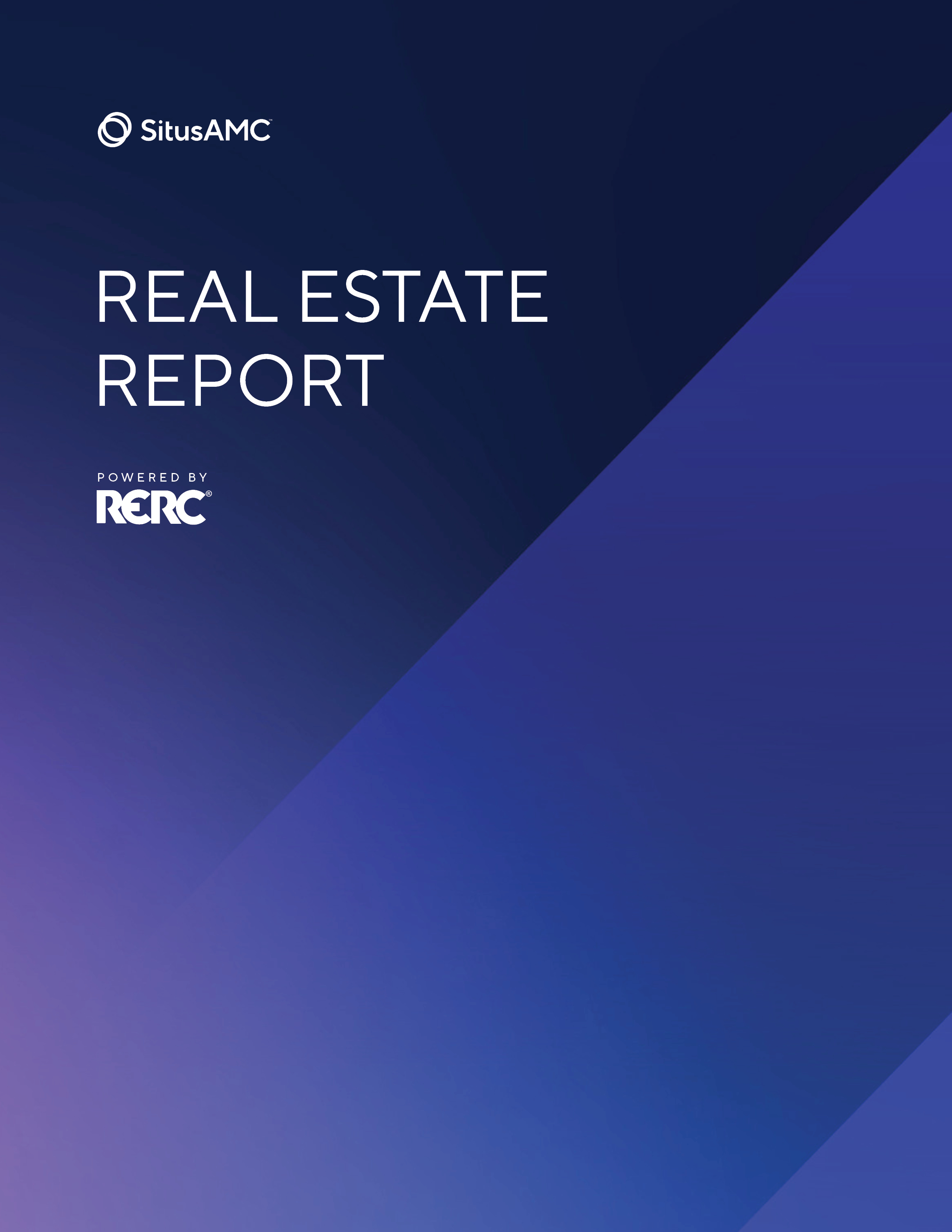 Real Estate Report Cover